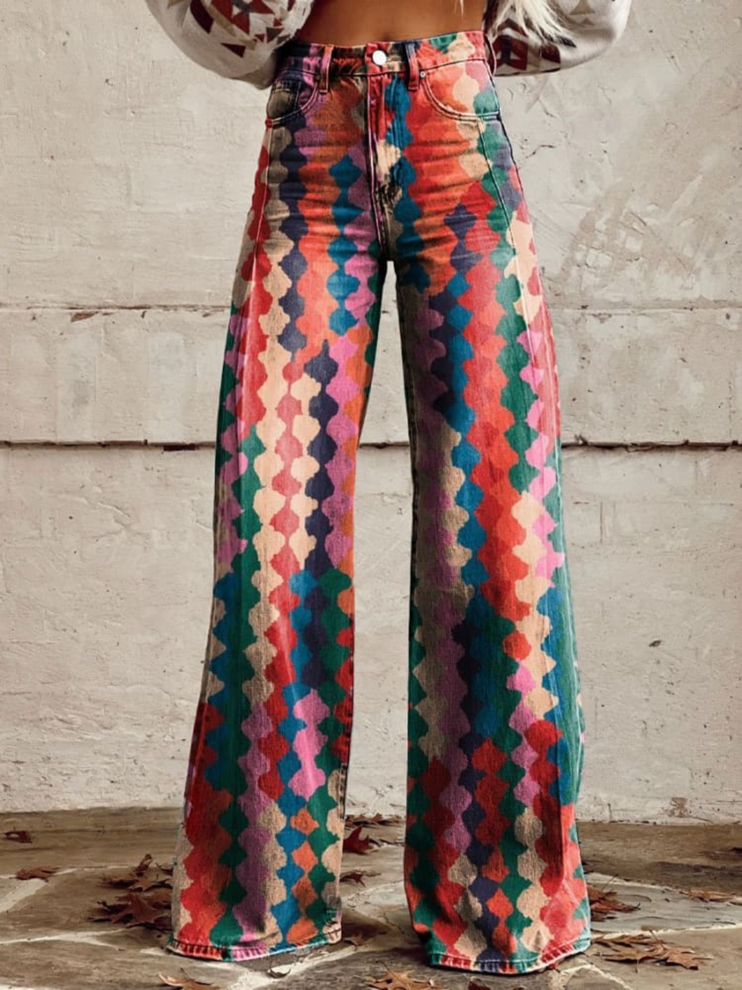 Monika - Elegantne boho hlače