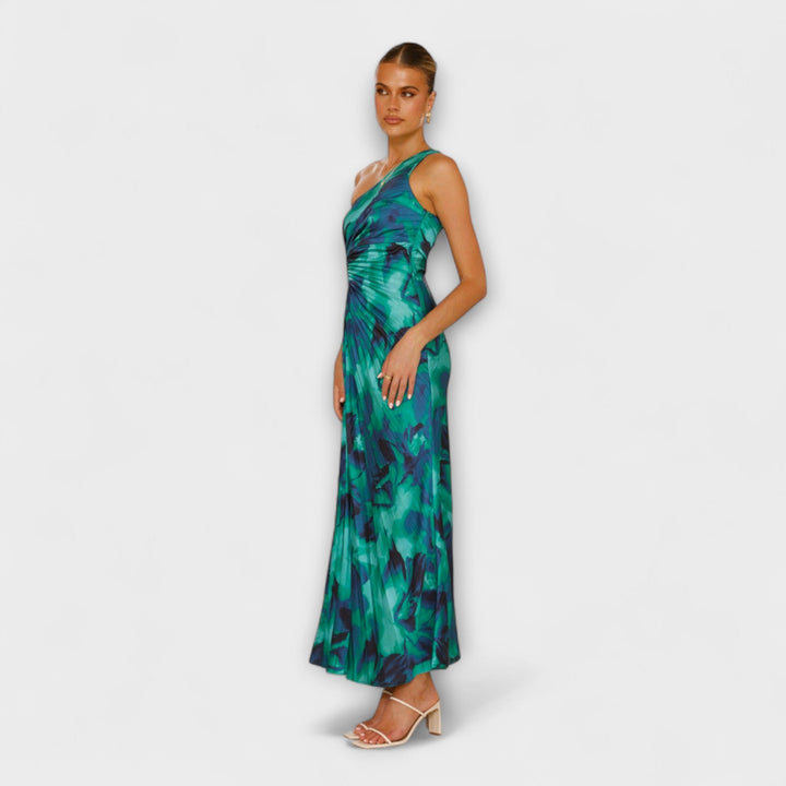 Sienna - Elegantne Maxi Obleke z Izrezom