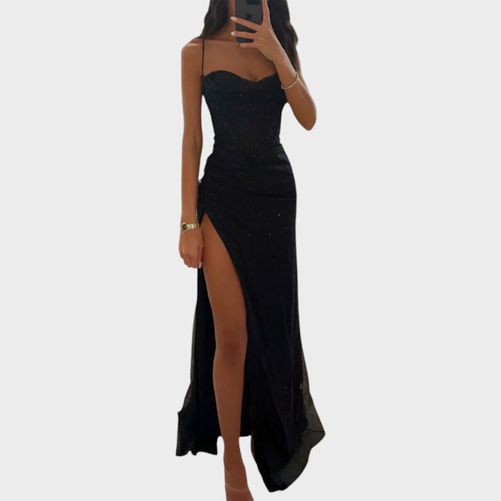 Nika - Elegantna Maxi Obleka