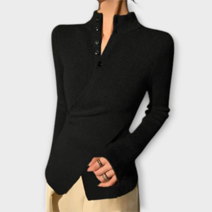 Michiko – Eleganten pulover iz bombažnega jersija