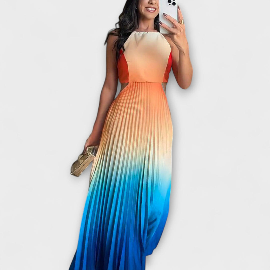 Haven - Stilske Maxi Oblačila brez Rokavov s Tie-Dye