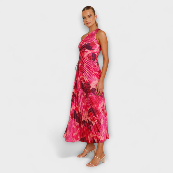 Sienna - Elegantne Maxi Obleke z Izrezom