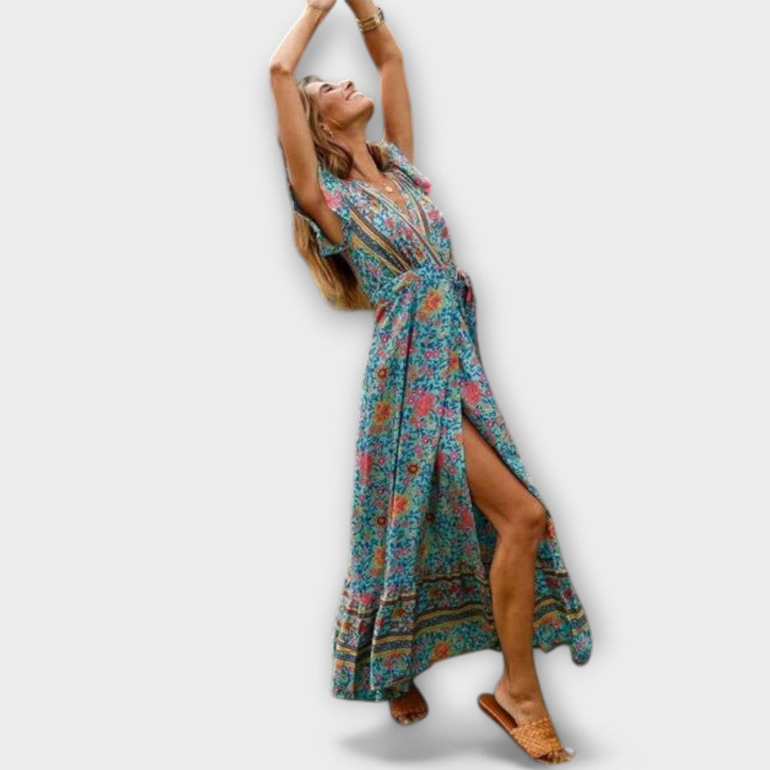 Shylin Boho Maxi Obleka