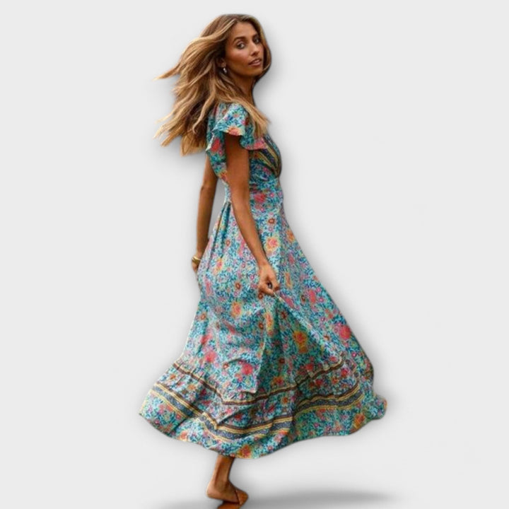 Shylin Boho Maxi Obleka