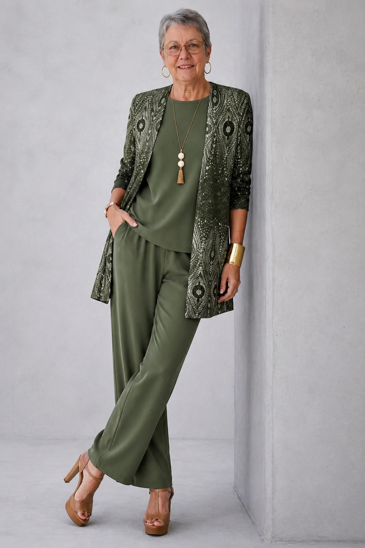 Hanna - Klasična Eleganca Tri-delni Set