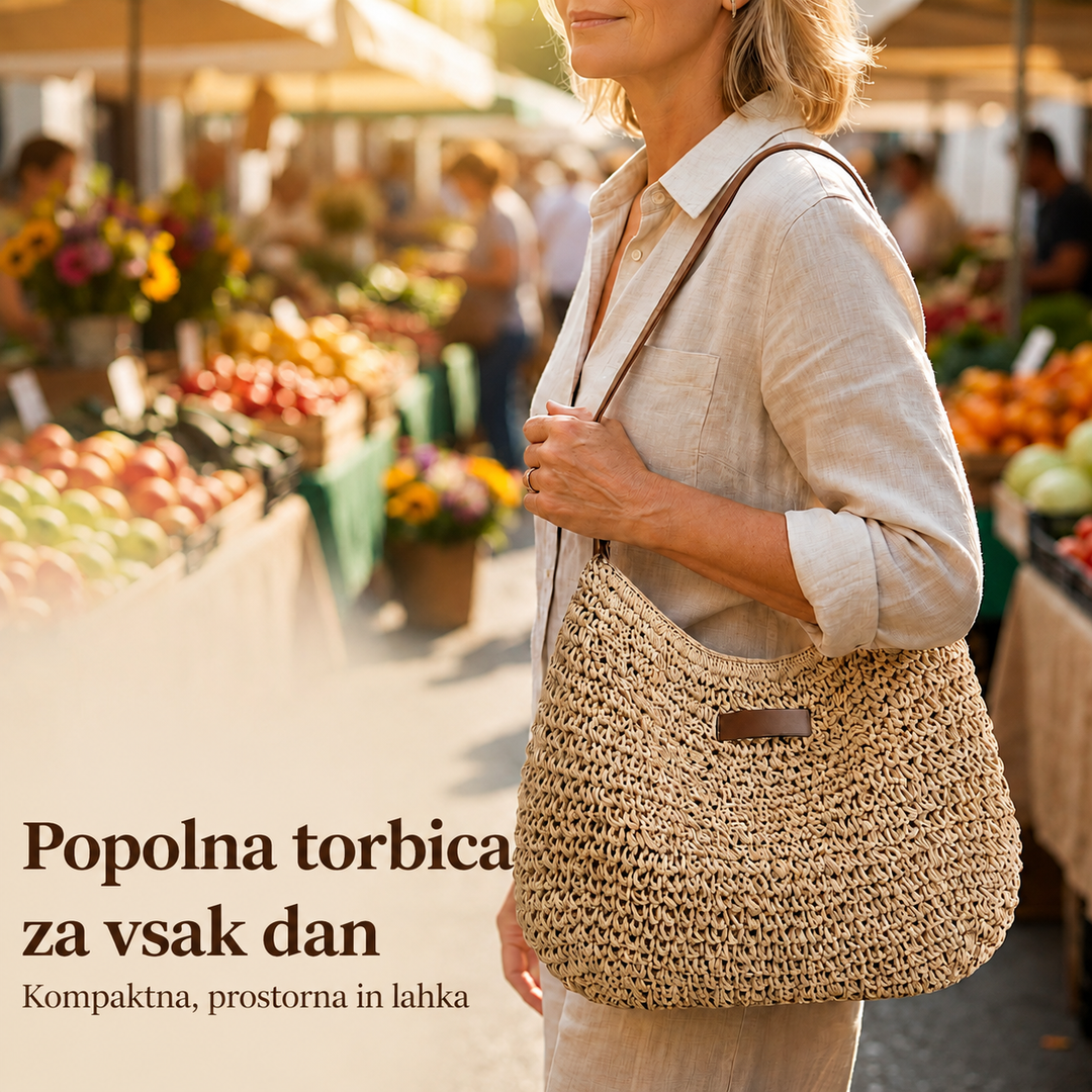 Simona - Elegantna Pletena Torbica