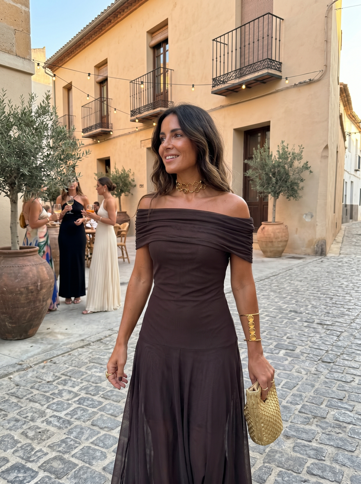 Carla - Elegantna in preprosta maxi obleka