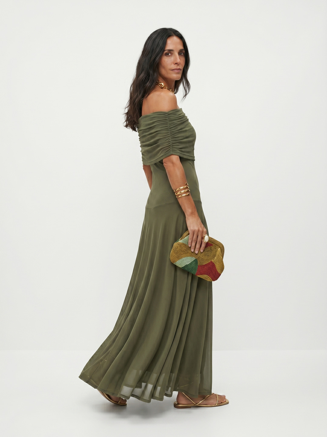 Carla - Elegantna in preprosta maxi obleka