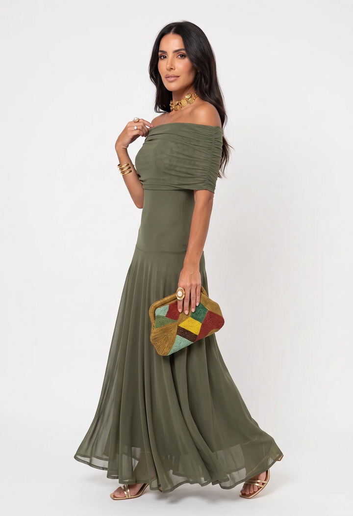 Carla - Elegantna in preprosta maxi obleka