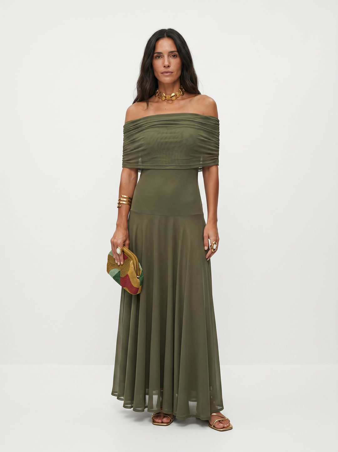 Carla - Elegantna in preprosta maxi obleka