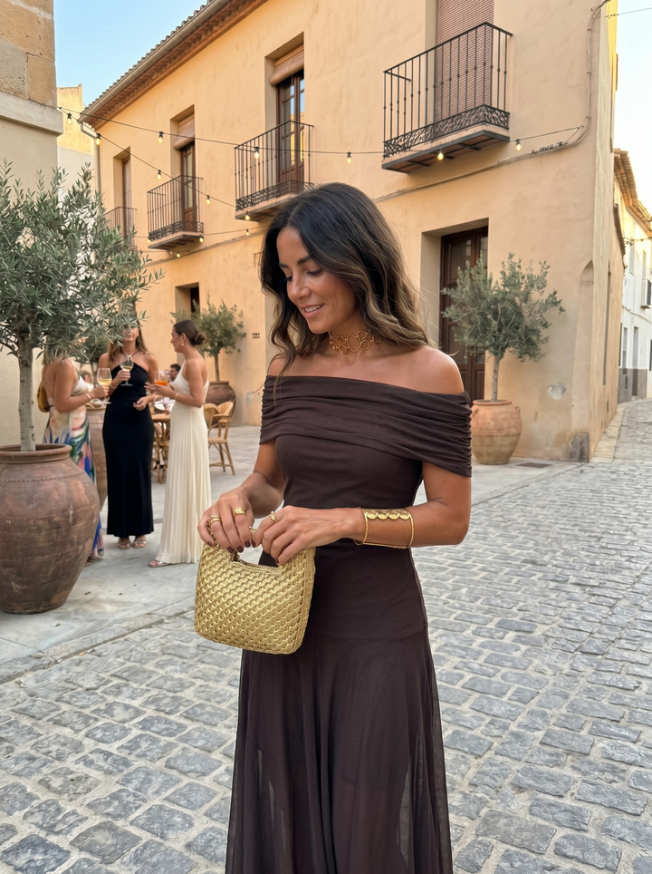 Carla - Elegantna in preprosta maxi obleka