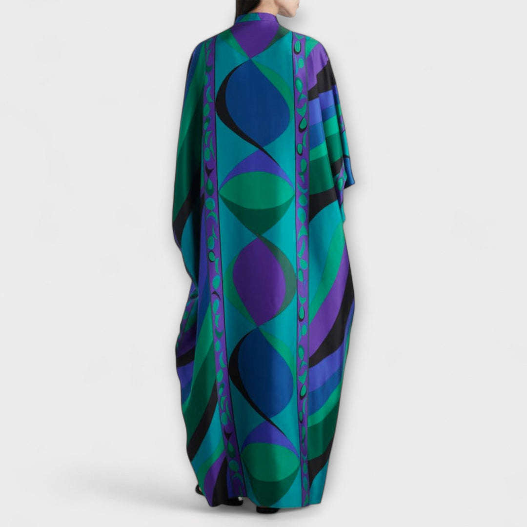 Harper - Vibrantni Psihadelčni Kaftan