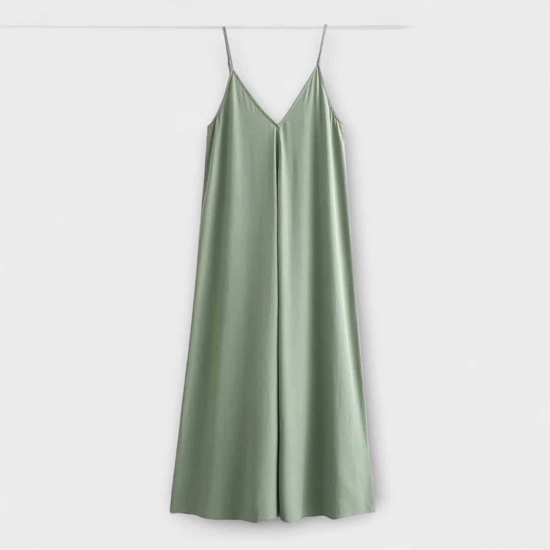 Maxi obleka na slip
