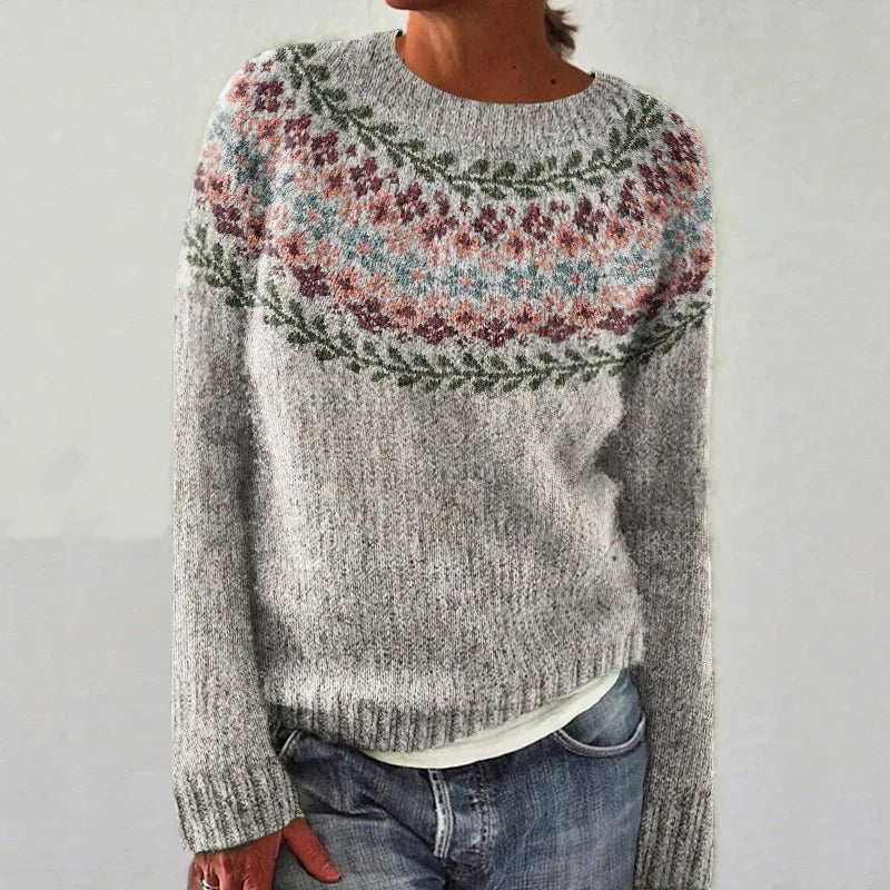 Chloe™ | Retro pleten pulover