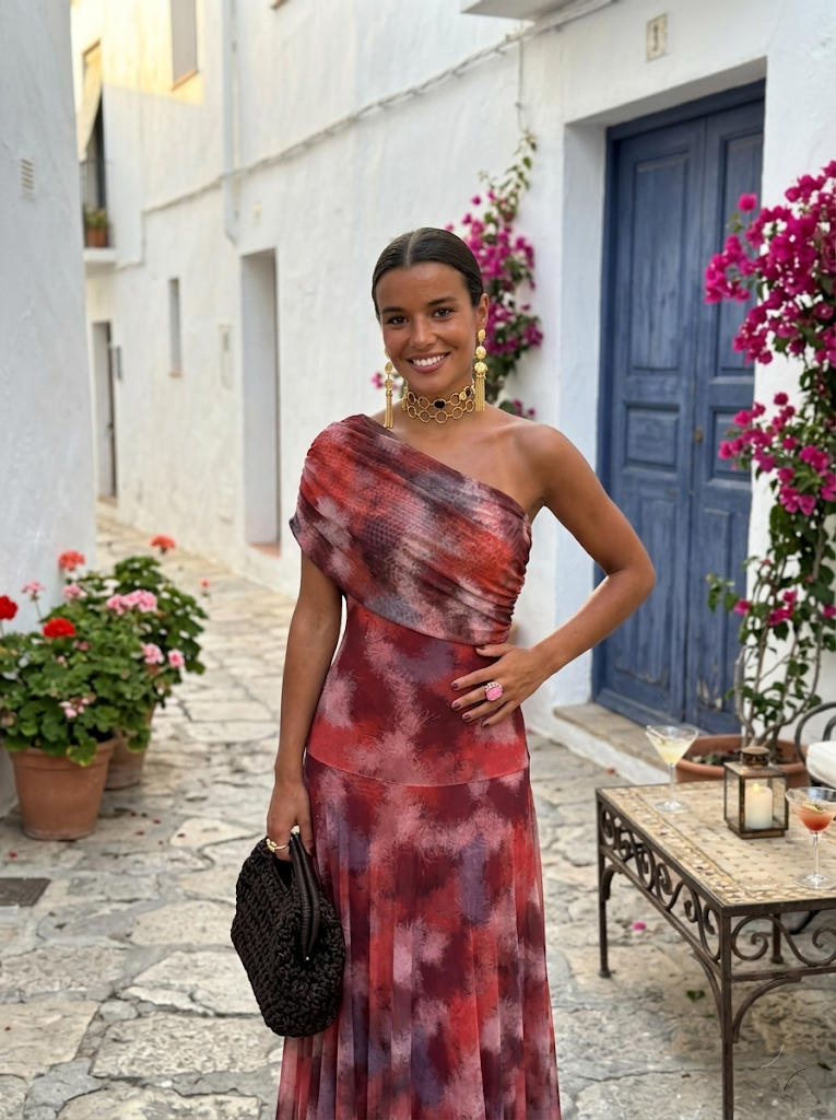 Carla - Elegantna in preprosta maxi obleka